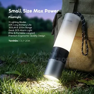 Oraimo TorchGo Portable Compact Powerful Flashlight 300 Lumens 200m