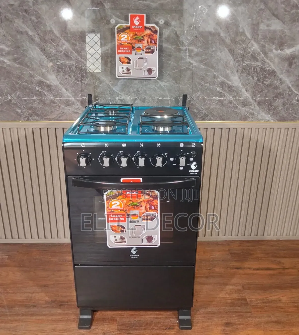 Euroken 50×55 3+1 Free Standing Cooker – Electric Oven, Rapid Hot
