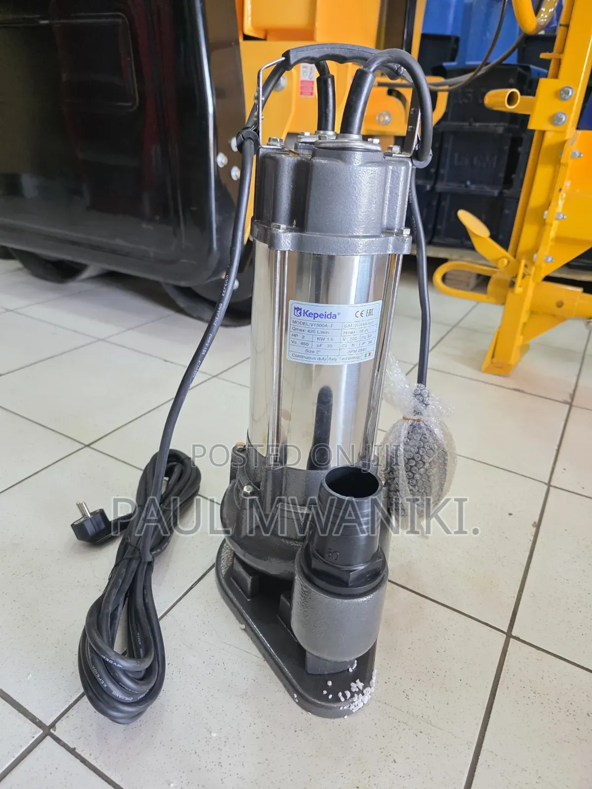 Submersible Sewer Water Pump 2hp
