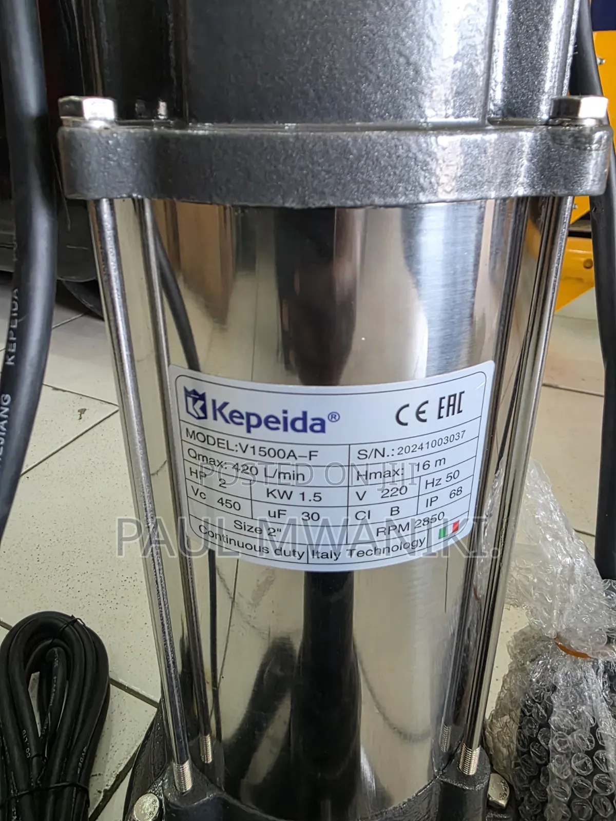Submersible Sewer Water Pump 2hp