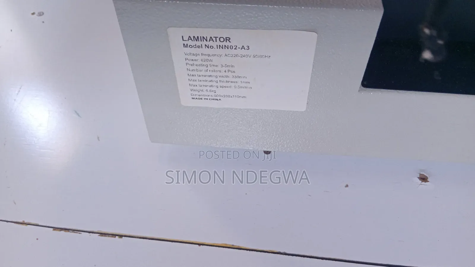 A3 Laminator Machine