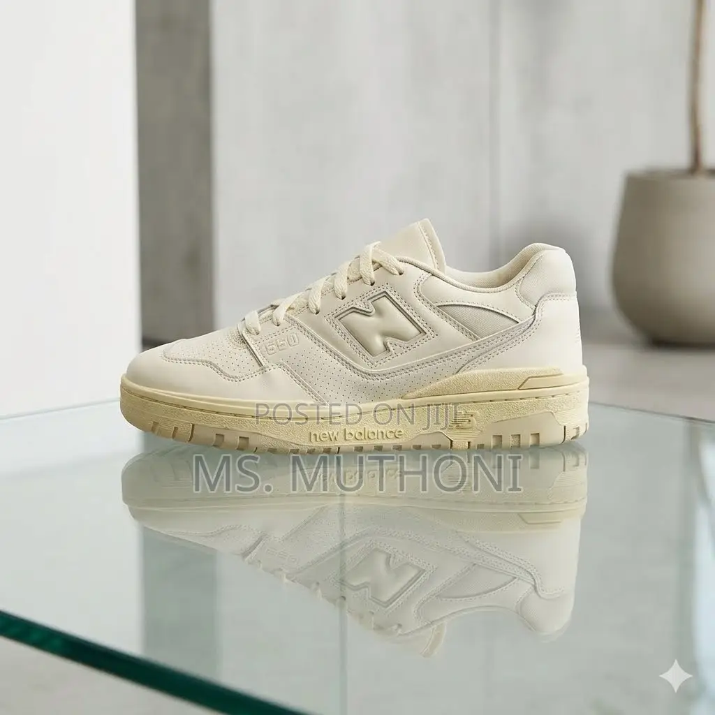 New Balance 550 Low-Top Sneakers Ft White Leather Upper Size 40-45