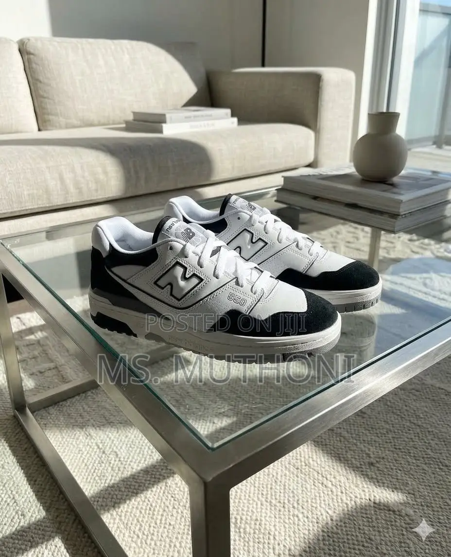 New Balance 550 Low-Top Sneakers Ft White Leather Upper Size 40-45