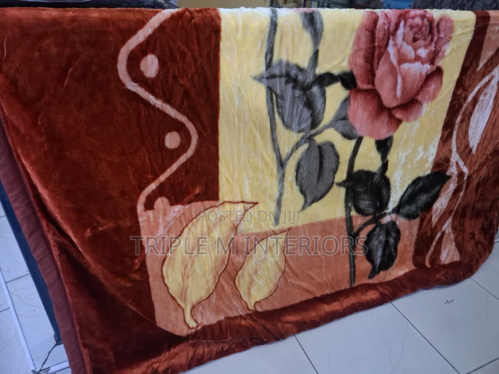 Double Sided Single 5 by 6 Single Blanket