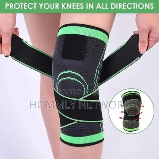 Compression Support Knee Sleeve With Adjustable Strap