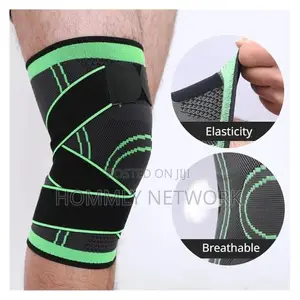 Compression Support Knee Sleeve With Adjustable Strap