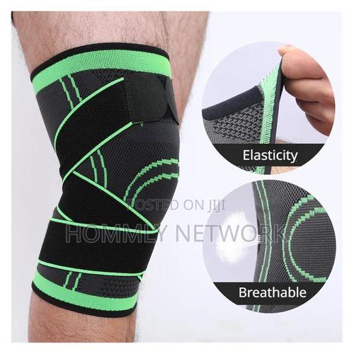 Compression Support Knee Sleeve With Adjustable Strap