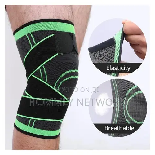 Compression Support Knee Sleeve With Adjustable Strap