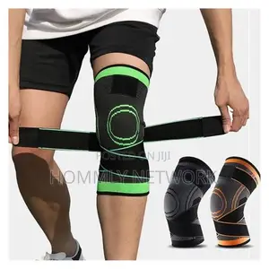 Compression Support Knee Sleeve With Adjustable Strap