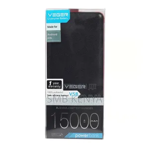 New Veger V58 15000mah Safe Efficient Fashion Power Bank