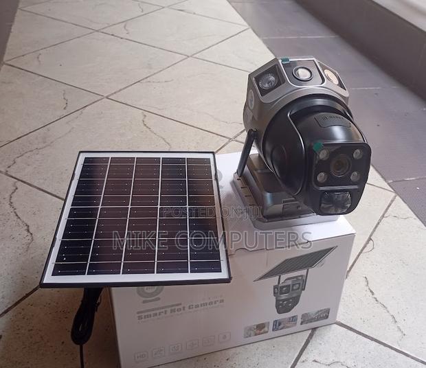 V380 Pro Solar Camera – Dual Lens, Motion Tracking 4g