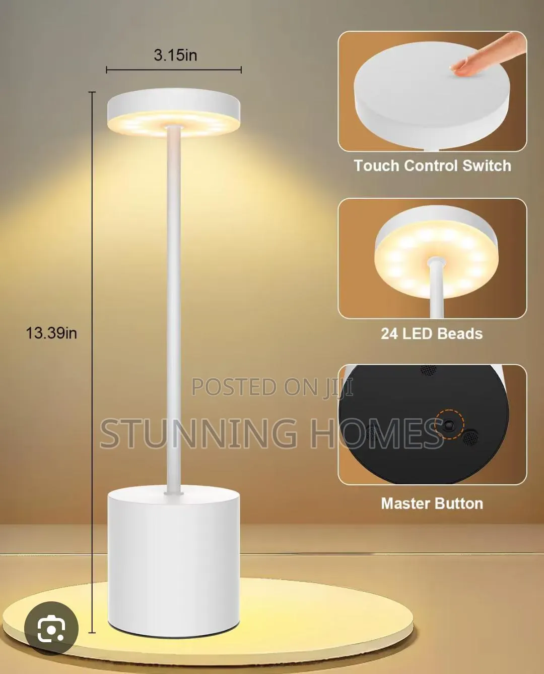 Modern Rechargeable Table Lamp Available