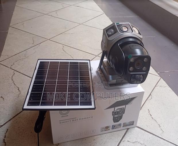 V380 Pro Dual Lens Solar Camera – 360° Outdoor Security Solution