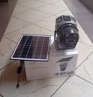 4g Sim Solar Powered Security Camera Dual Lens PTZ With Two-Way