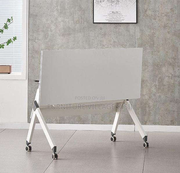 Office Table; White 1.2M Foldable Conference Table - thumbnail 8