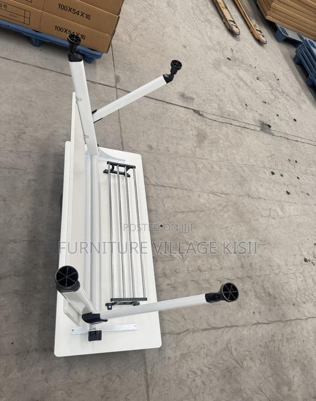 Office Table; White 1.2M Foldable Conference Table - thumbnail 17