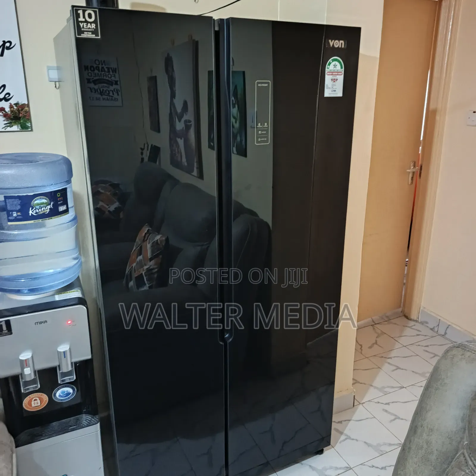 Von Fridge Double Door