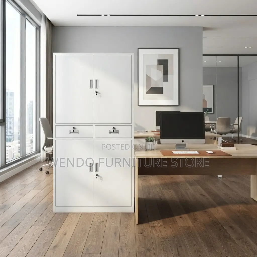 Office Cabinet; Steel Executive Offices Files Cabinets With 4 Doors