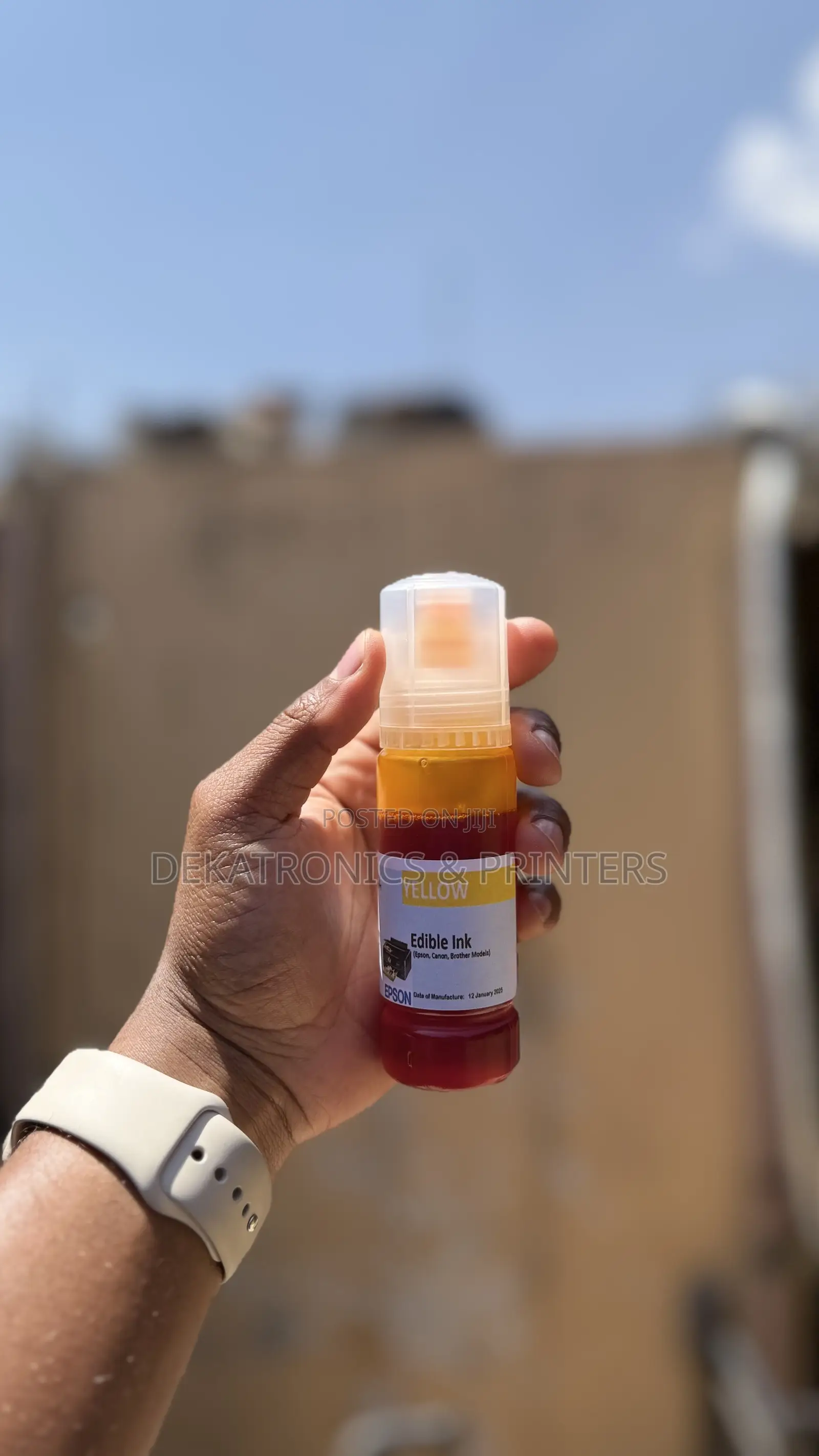 Yellow Edible Ink