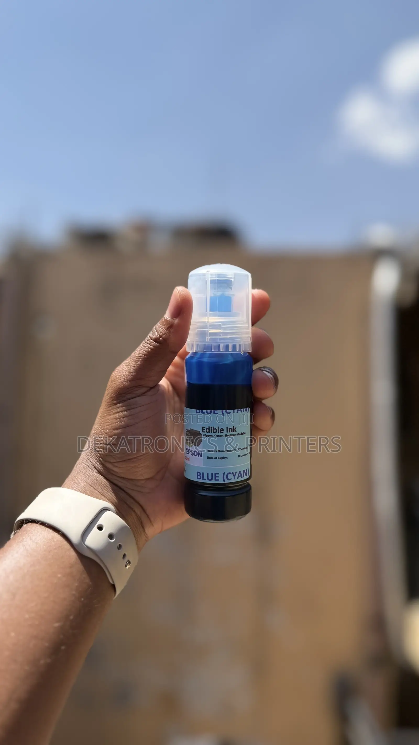 Cyan Edible Ink