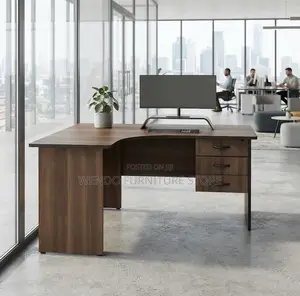 Office Desk; Curved 140cm Home Office PC Desk