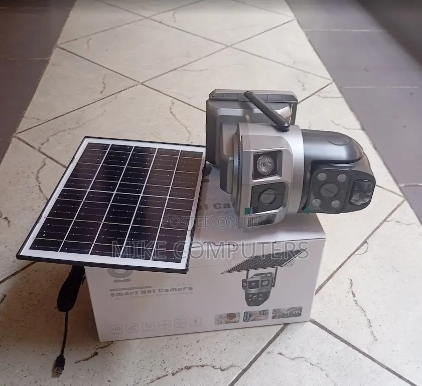 Dual Lens Solar Camera 4g Sim Suppor