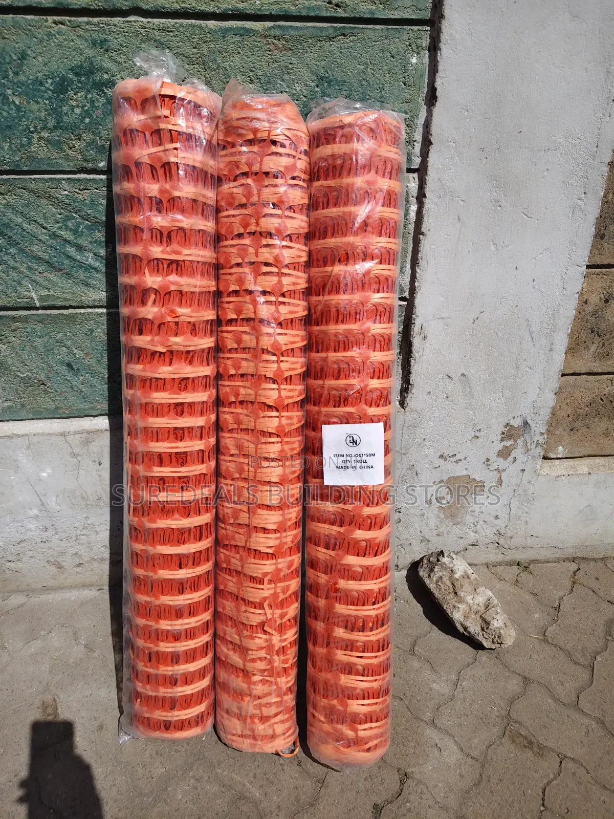 Orange HDPE Safety Barrier Mesh Roll