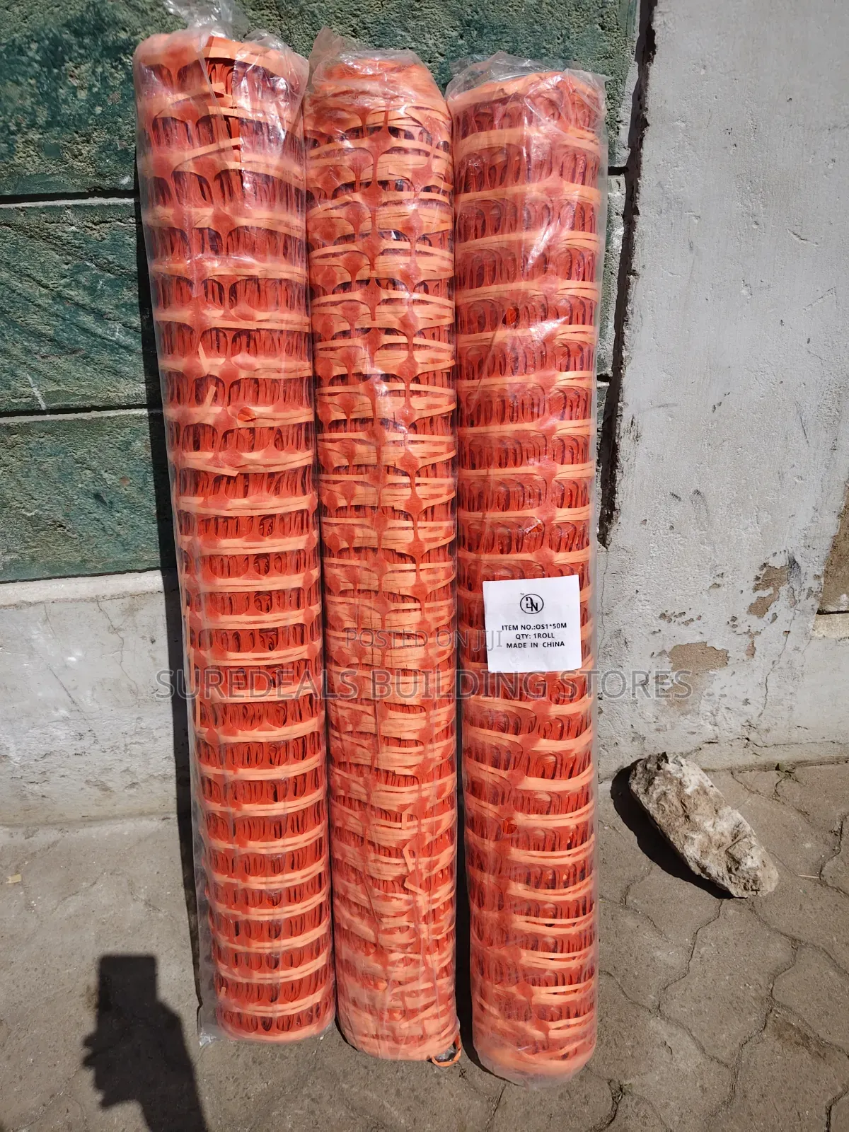 Orange HDPE Safety Barrier Mesh Roll