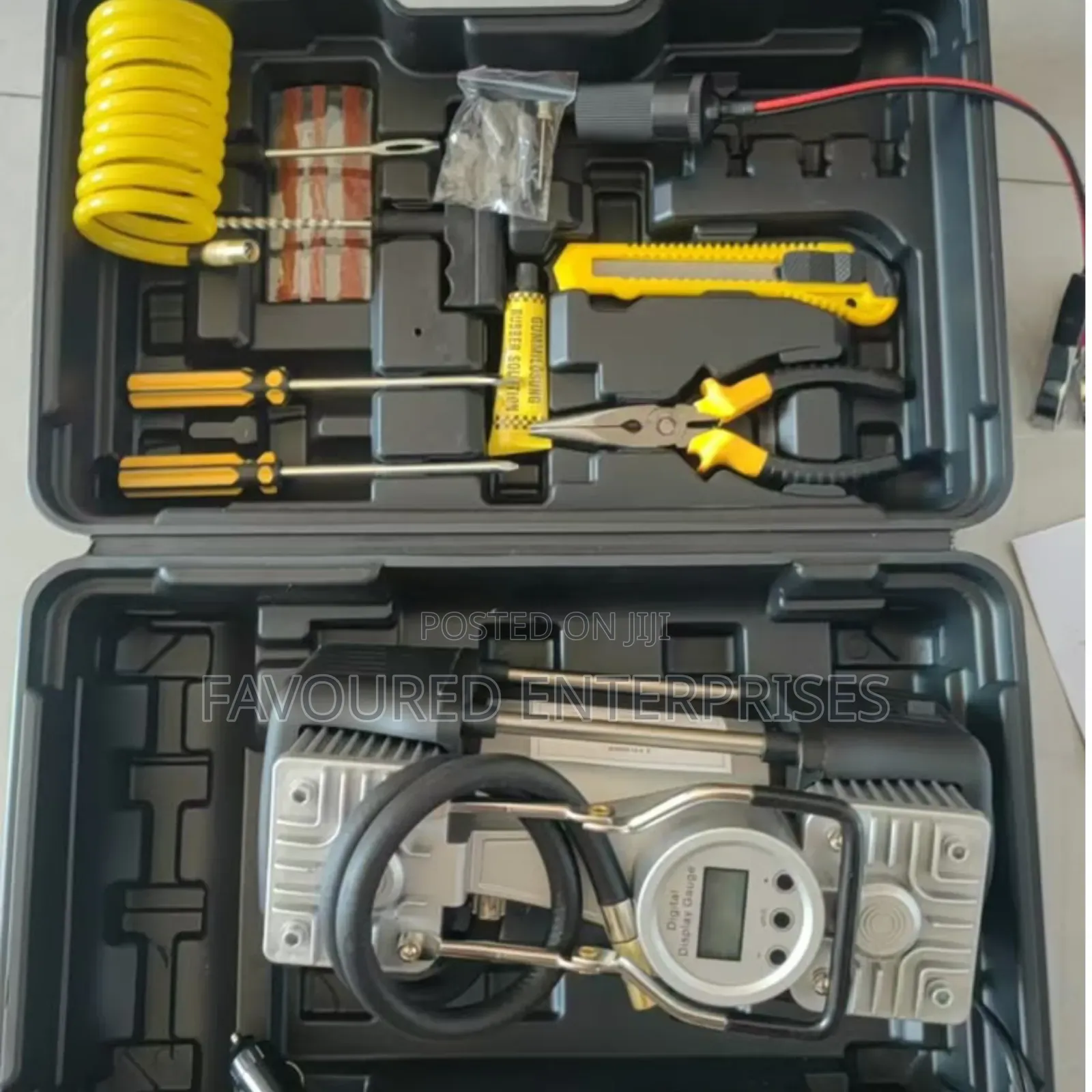 Air Compressor With Tools