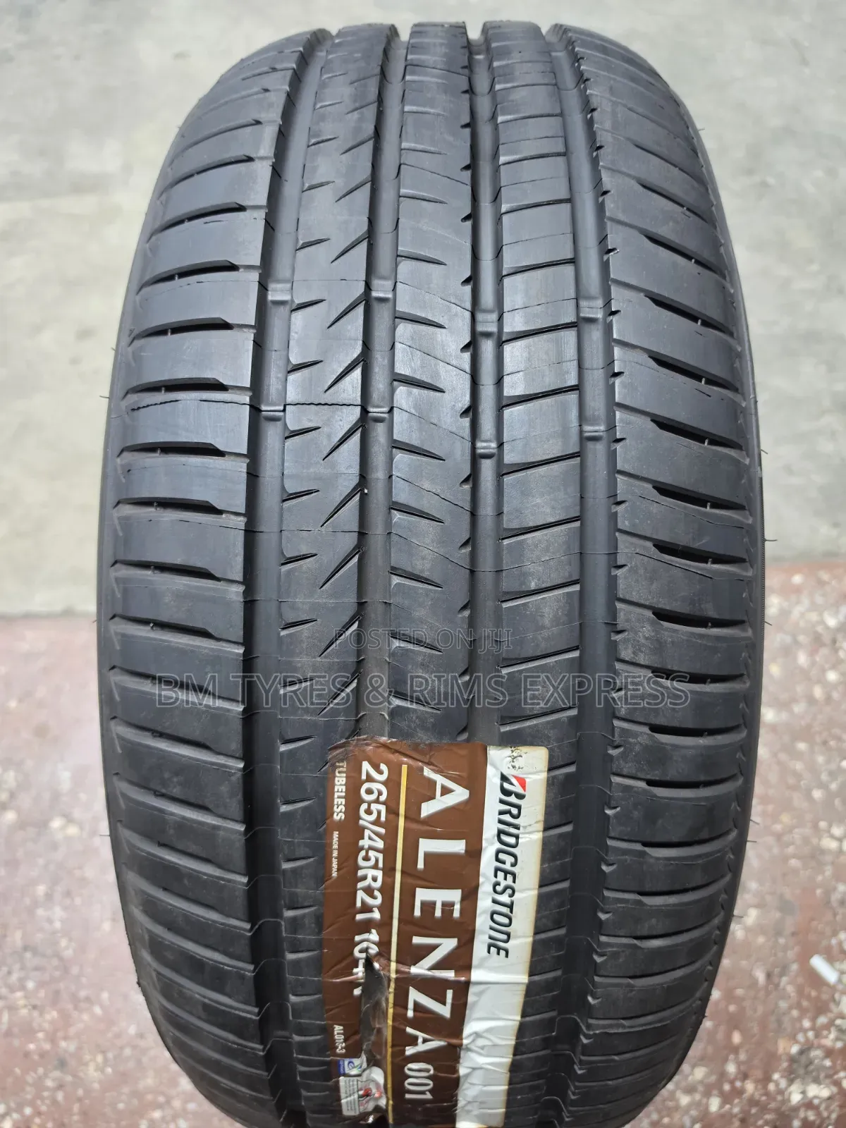 265 /45 R21 Bridgestone Tires (Japan) Alenza.
