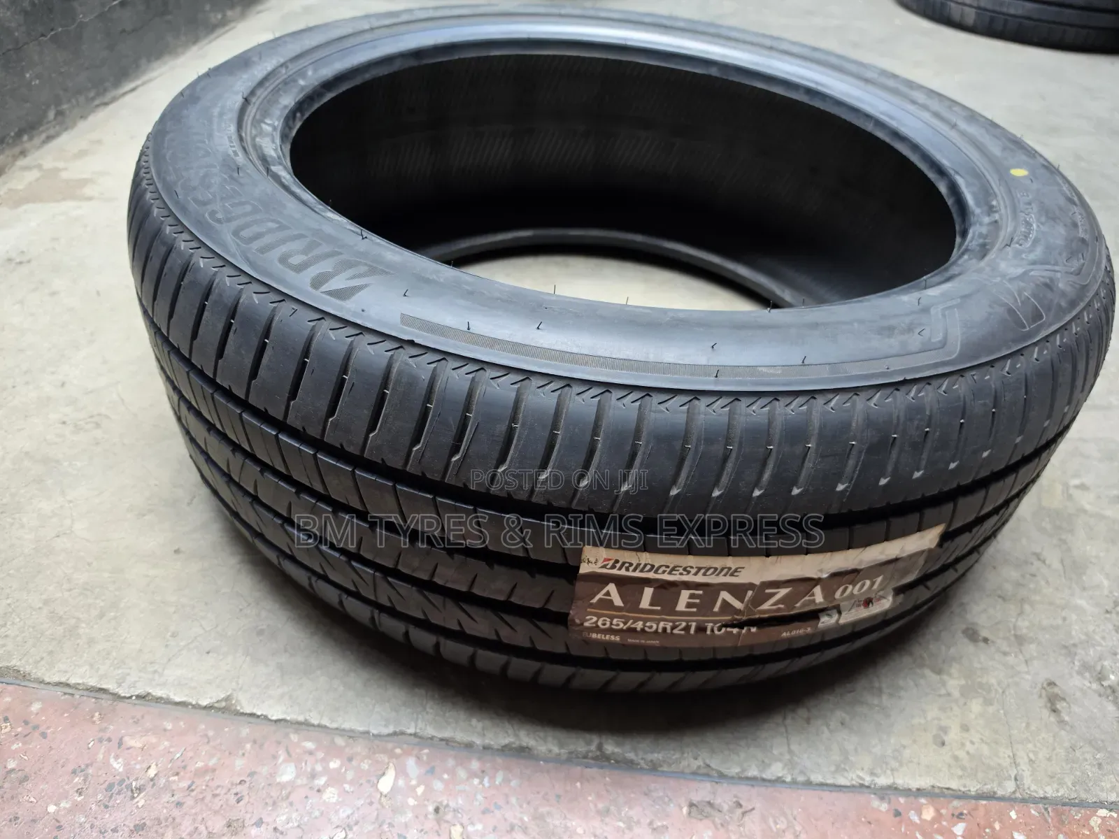 265 /45 R21 Bridgestone Tires (Japan) Alenza.