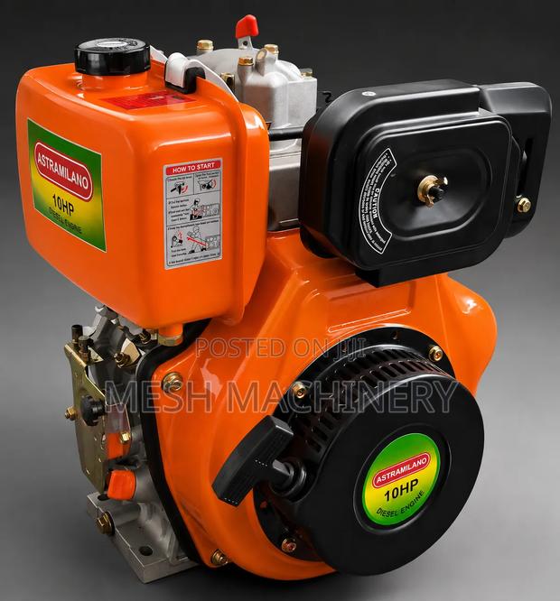 Astramilano 10hp Air Cooled Diesel Engine