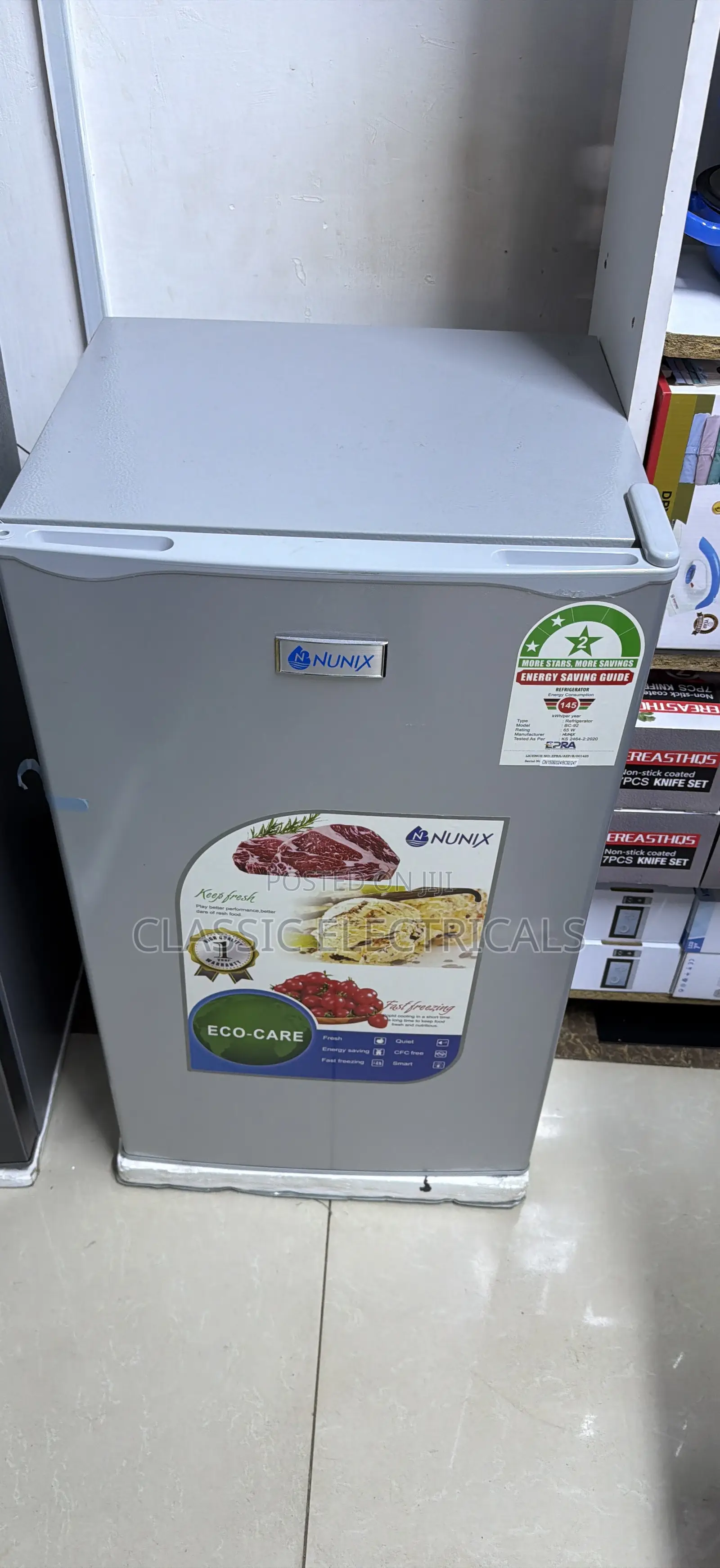 Nunix Single Door Fridge at Ksh13,999