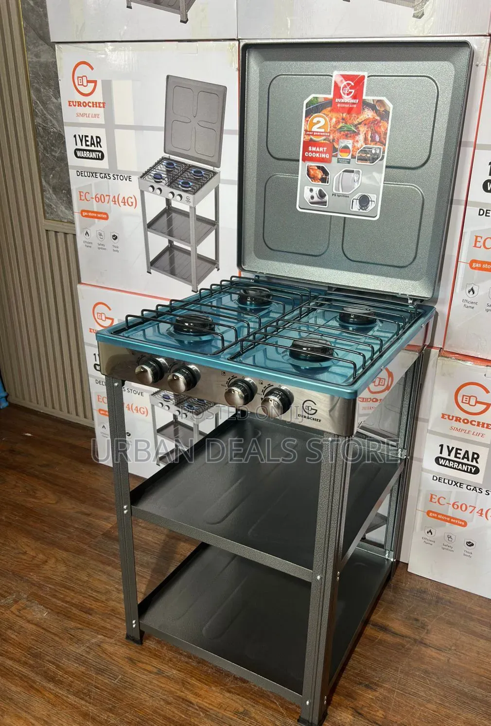 Eurochef Full Gas Standing Cooker