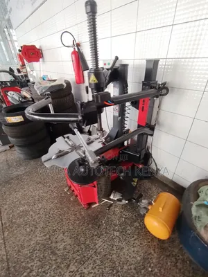 Pneumatic Assist Arm for Difficult Tyres. Tyre Changer STC-768r