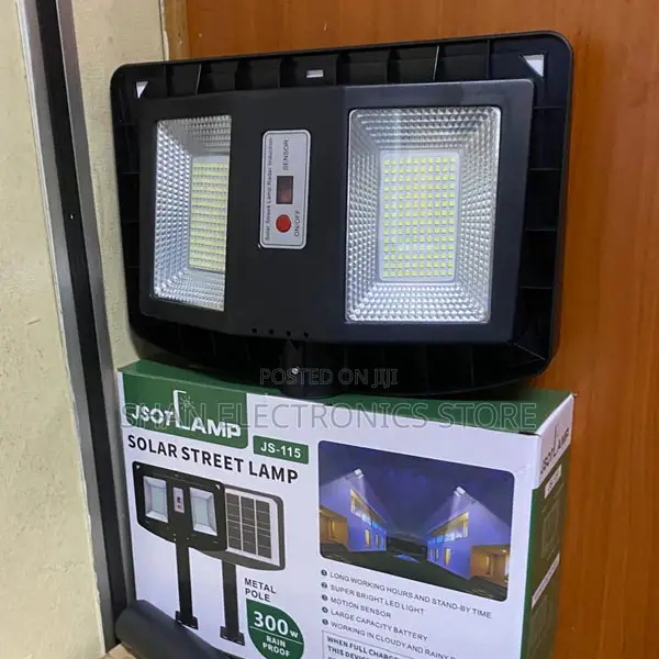 Dusk-to-Dawn 300w Solar Street Lamp. Jsot Js-115.Easy to Mount