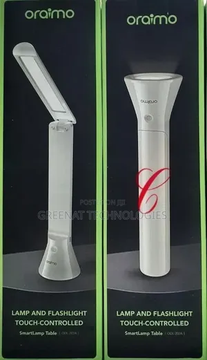 Oraimo SmartLamp Table 5W, a 2-in-1 Touch LED Desk Lamp Flashlight