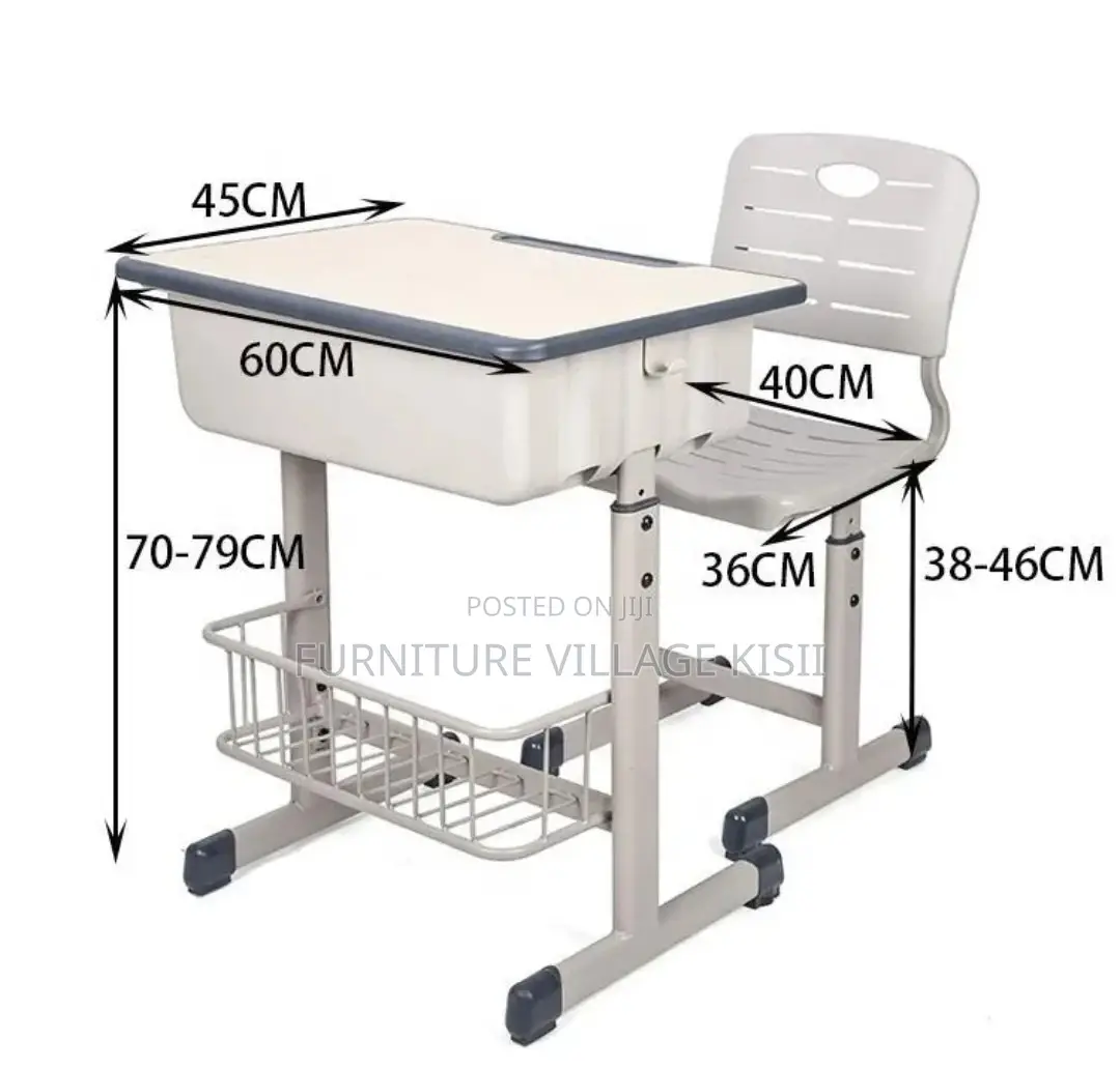 School Furniture; Adjustable Kids Learning Desk