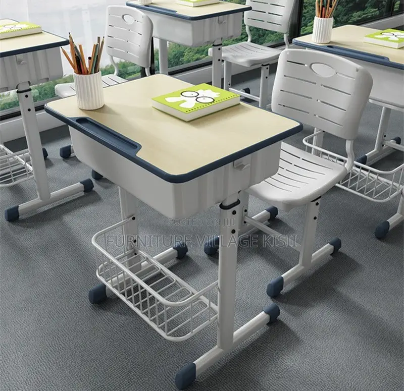 School Furniture; Adjustable Kids Learning Desk