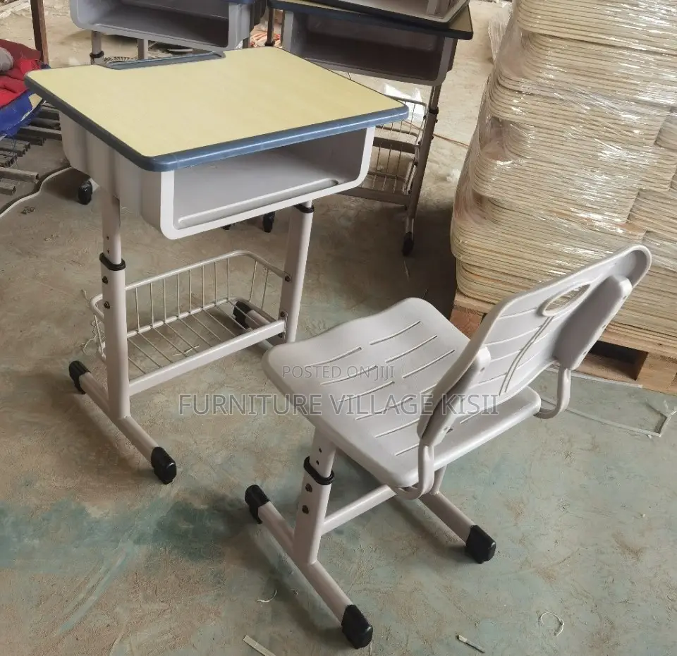 School Furniture; Adjustable Kids Learning Desk