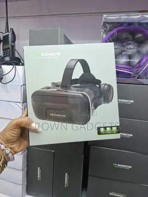 VR Shinecon 3D Virtual Reality Goggles With Hi-Fi Stereo Headphones
