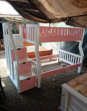 Royal Design Double Decker Bed With Stairs.