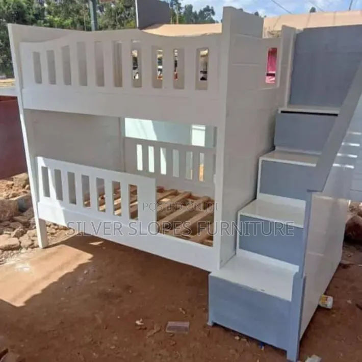Royal Design Double Decker Bed With Stairs.