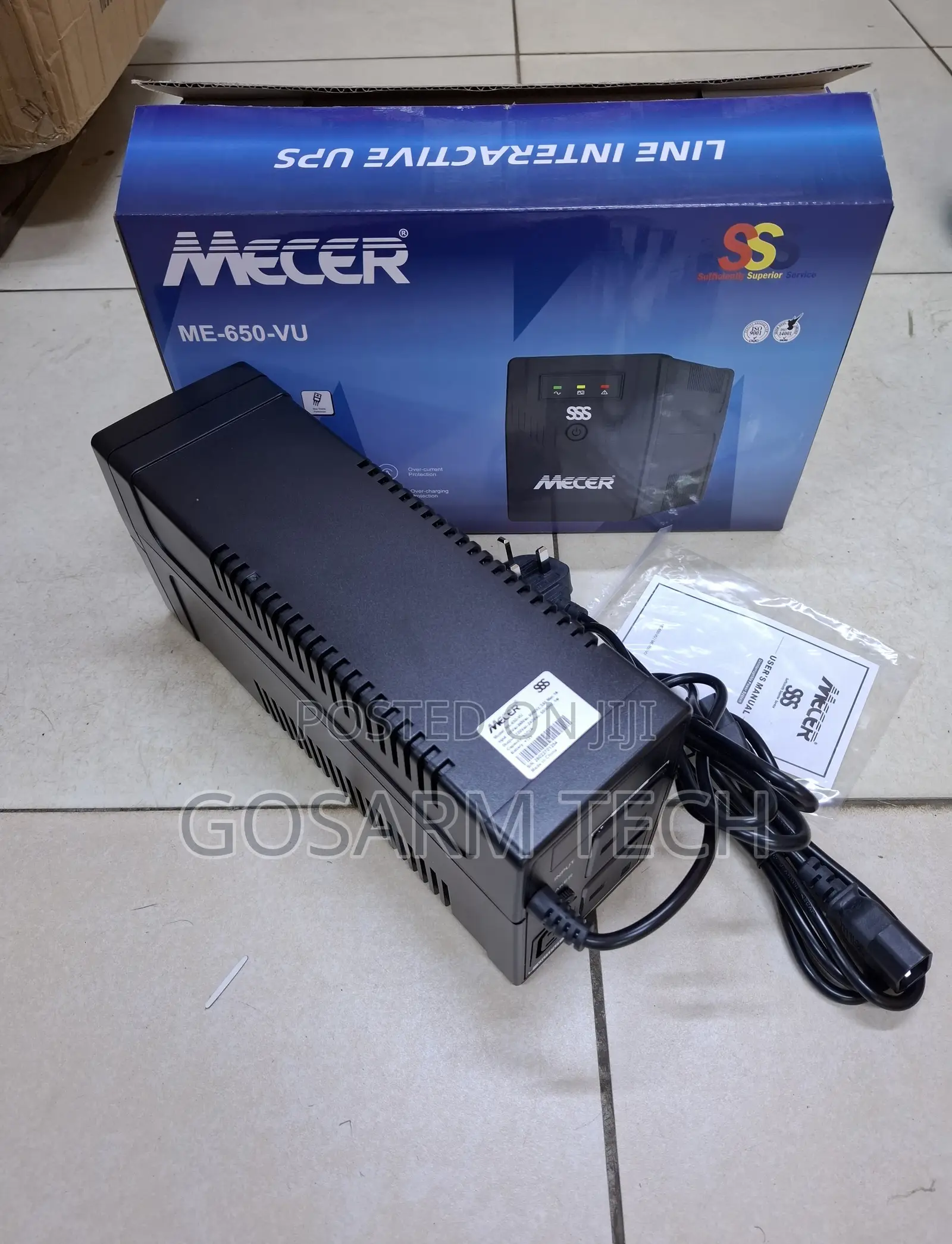Mecer ME-650-VU 650VA UPS With AVR – Backup Power Surge Protection