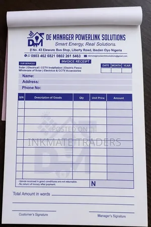 Carbonless Receipt
