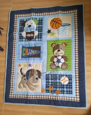 Baby Cot Bumper Set Including Bedsheet,quilt, 4 Bumpers, Matress Cover
