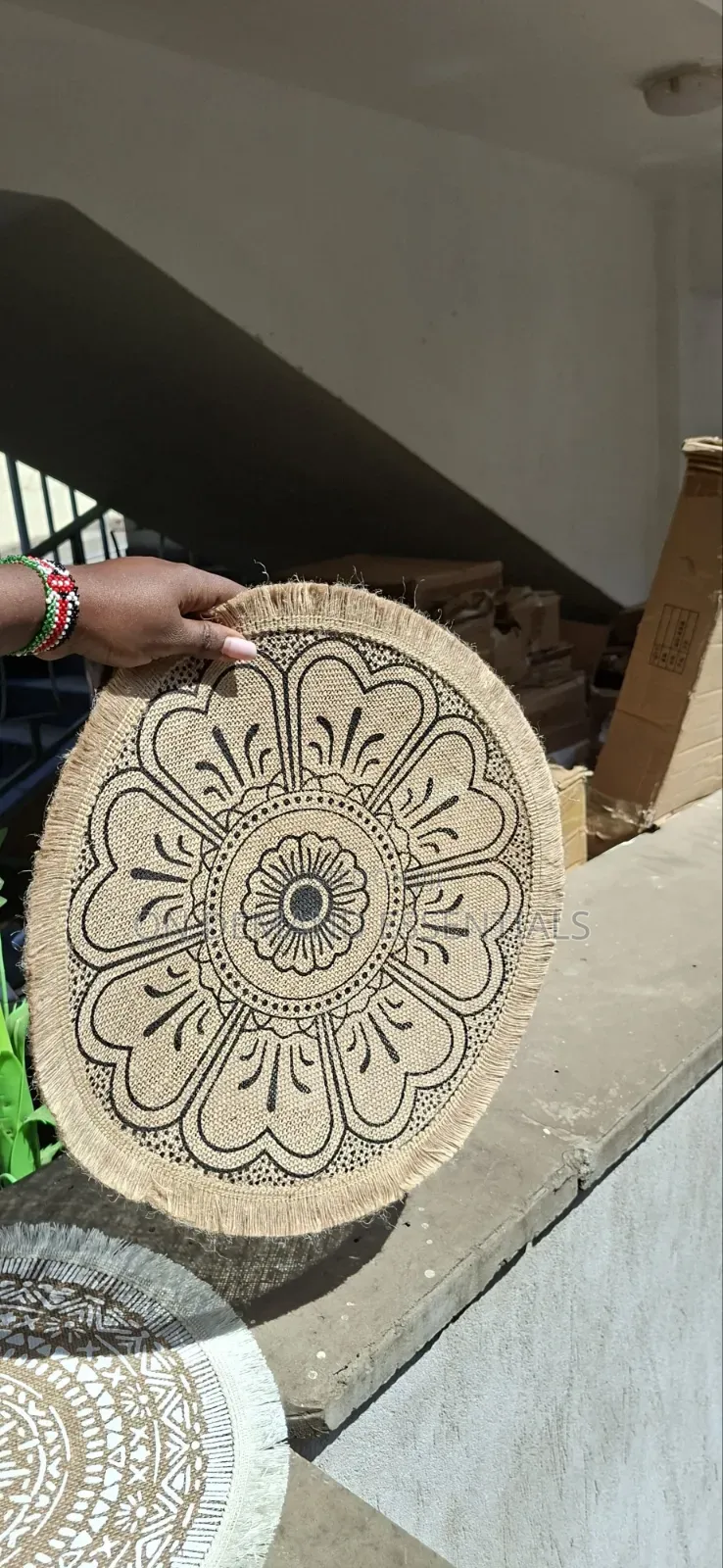 Round Wooven Jute Table Mats