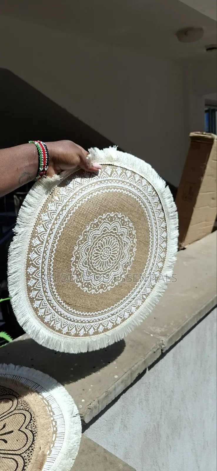 Round Wooven Jute Table Mats