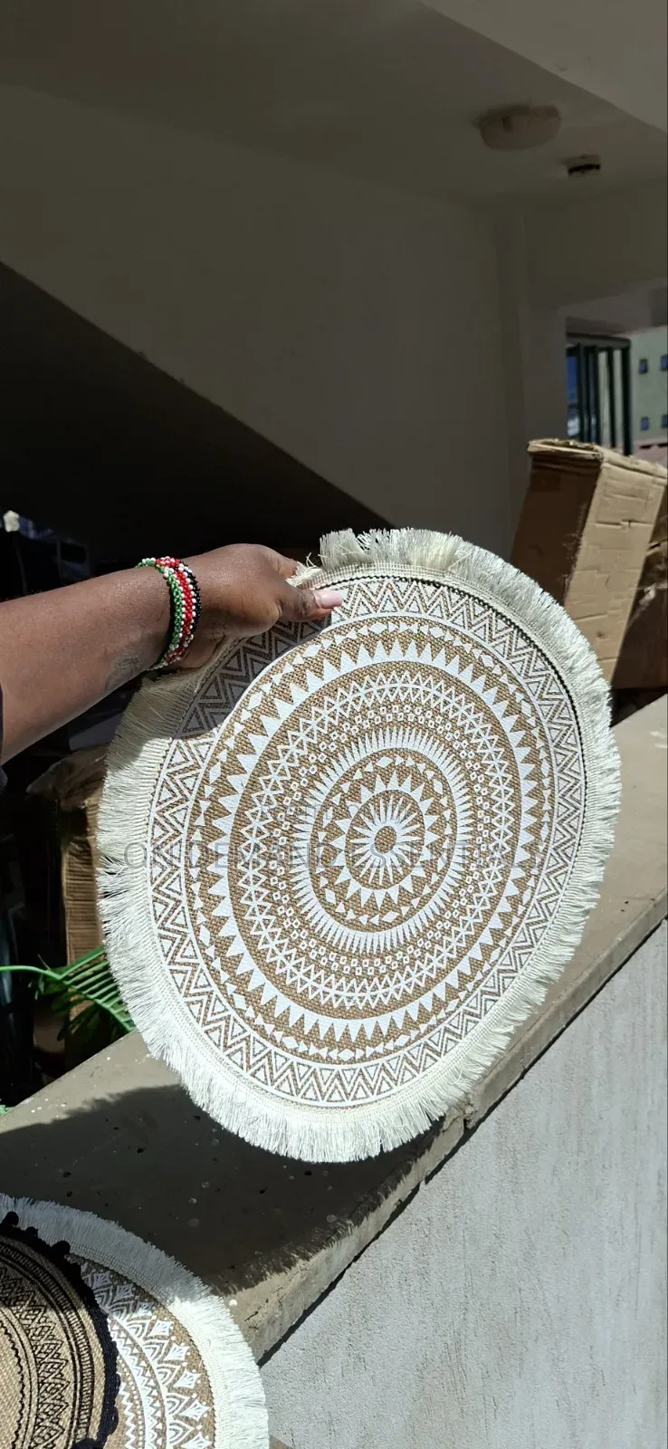 Round Wooven Jute Table Mats