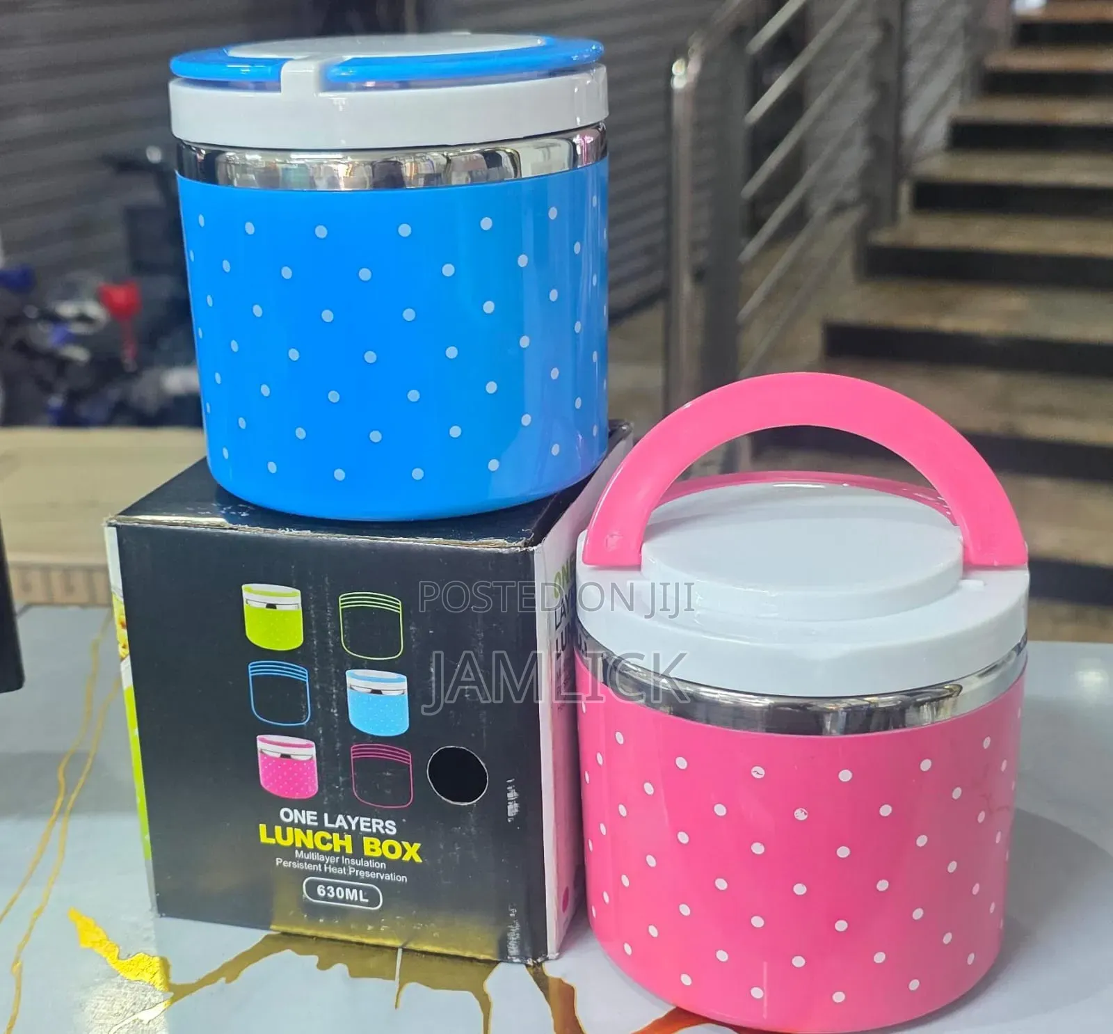 One-Layer Food Flask – 630ml- Jm